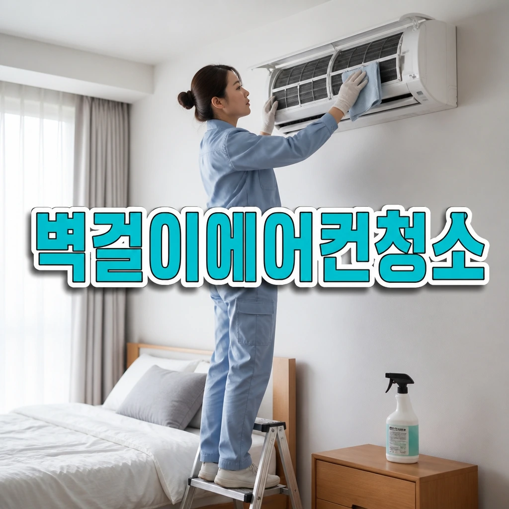 대전광역시 청소업체추천 - 벽걸이에어컨청소 관련 상담 안내 이미지
