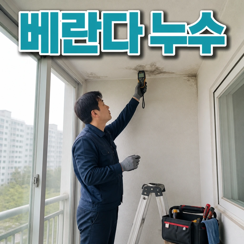 경상남도 집수리업체추천 - 베란다누수 관련 상담 안내 이미지
